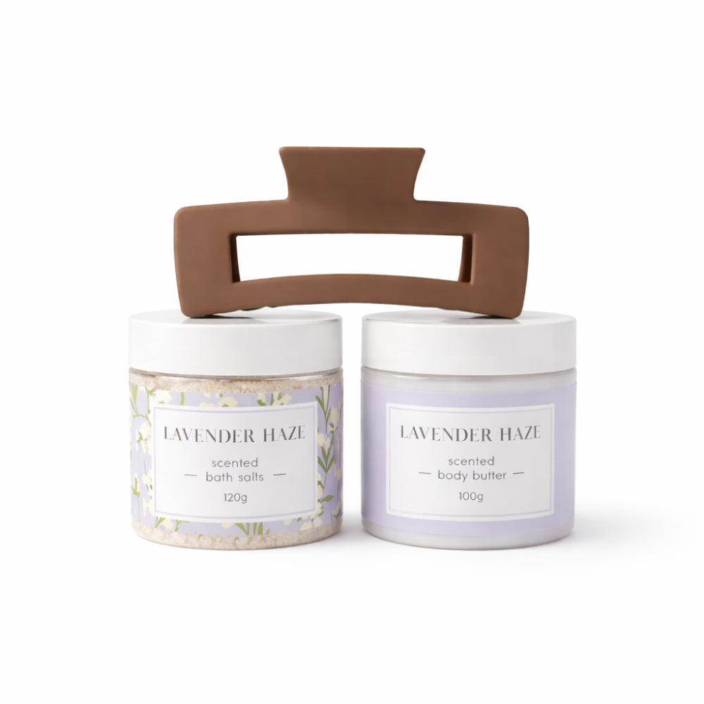 K&Co. Primrose Collection Pamper Set - LAVENDAR
